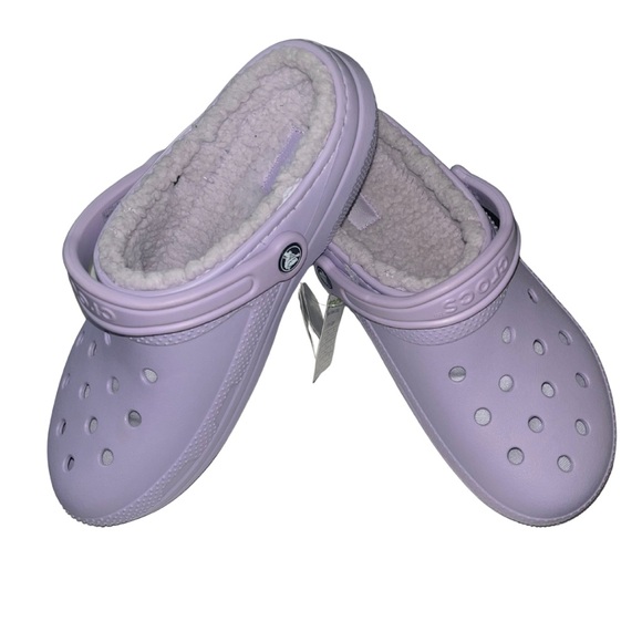 NWT Crocs Classic Lined Clog Women's 10 Lavender Purple - Picture 5 of 8